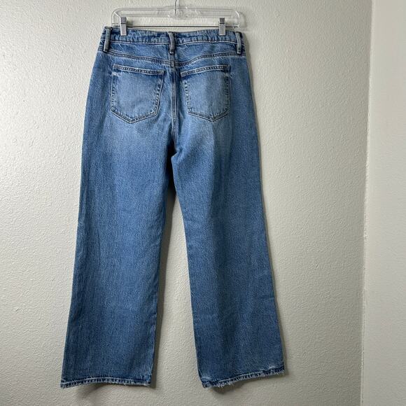 LOFT Petite High Rise Wide Leg Jeans Bright Mid Indigo Wash 28/6 - Picture 7 of 12